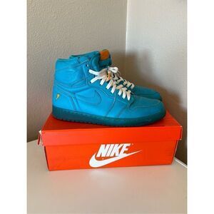 Nike Air Jordan 1 Retro Gatorade Blue Lagoon Basketball Shoes Trainer Mens 12 WI